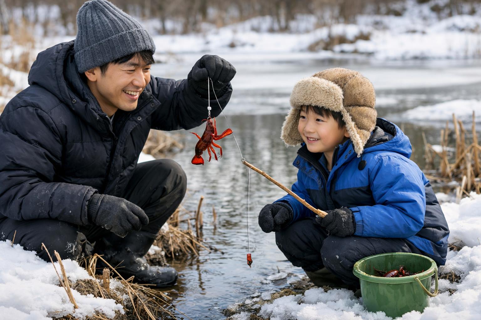 【完全ガイド】冬のザリガニ釣りを徹底解説！場所・時期・コツが分かる決定版