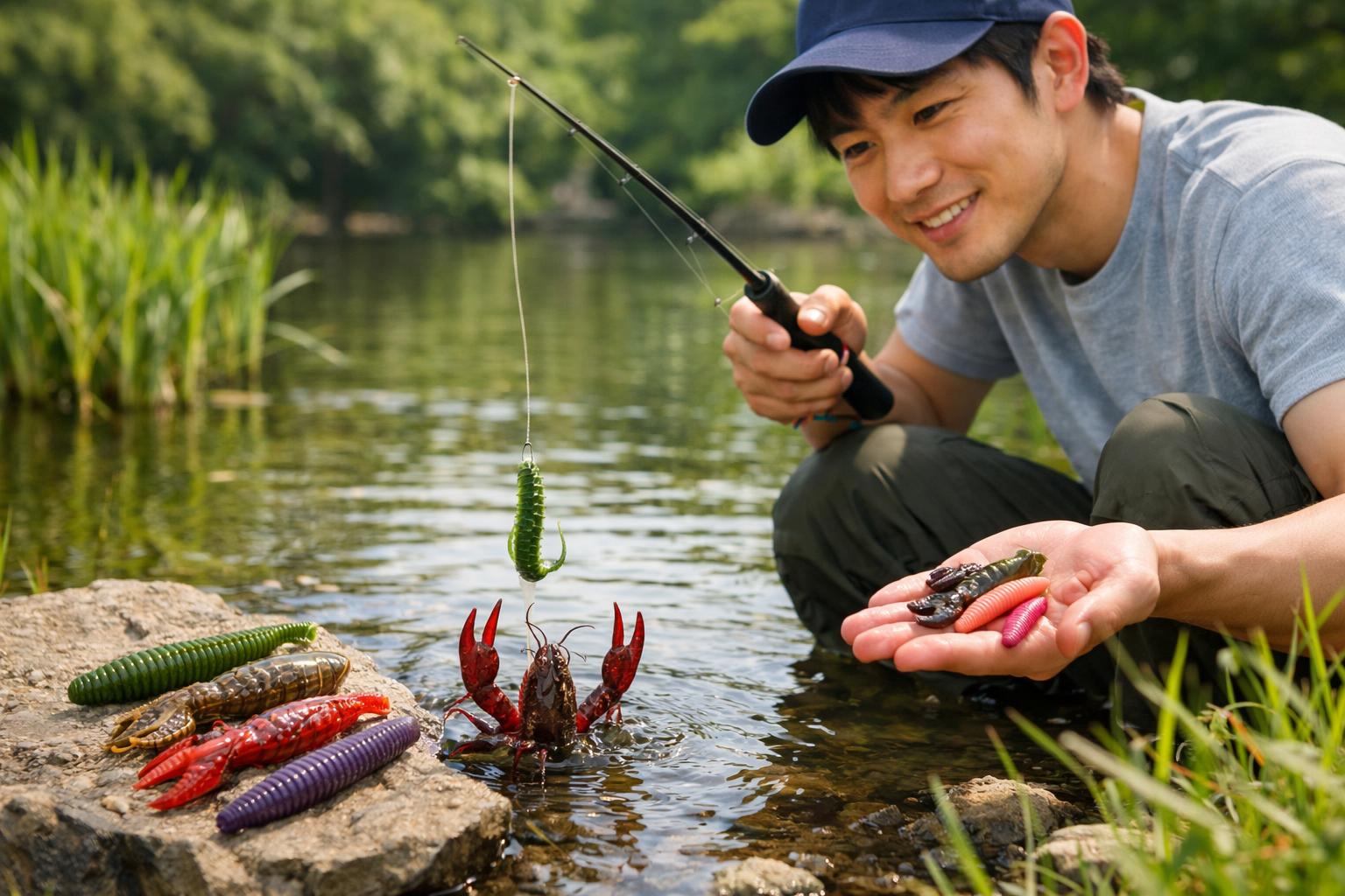 ザリガニ釣りで爆釣！釣果が変わる最強ルアー（ワーム）5選と使い方を徹底解説