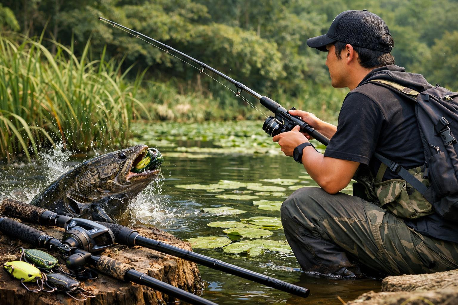 オススメのスミスの雷魚ロッド！カバー撃ちからフロッグゲームまで状況別ベストバイを紹介