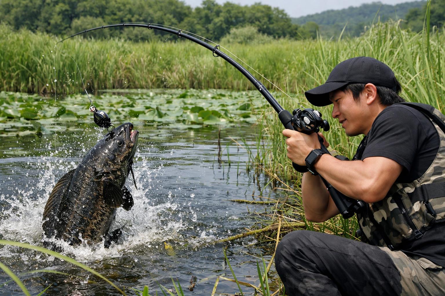 バスロッドで雷魚を獲る！タックル流用OKな条件を完全解説！