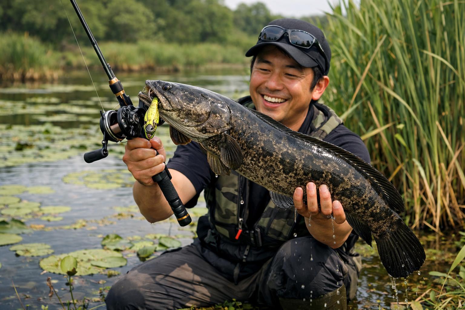 雷魚釣りにスピニングロッドがNGな理由を詳しく解説！