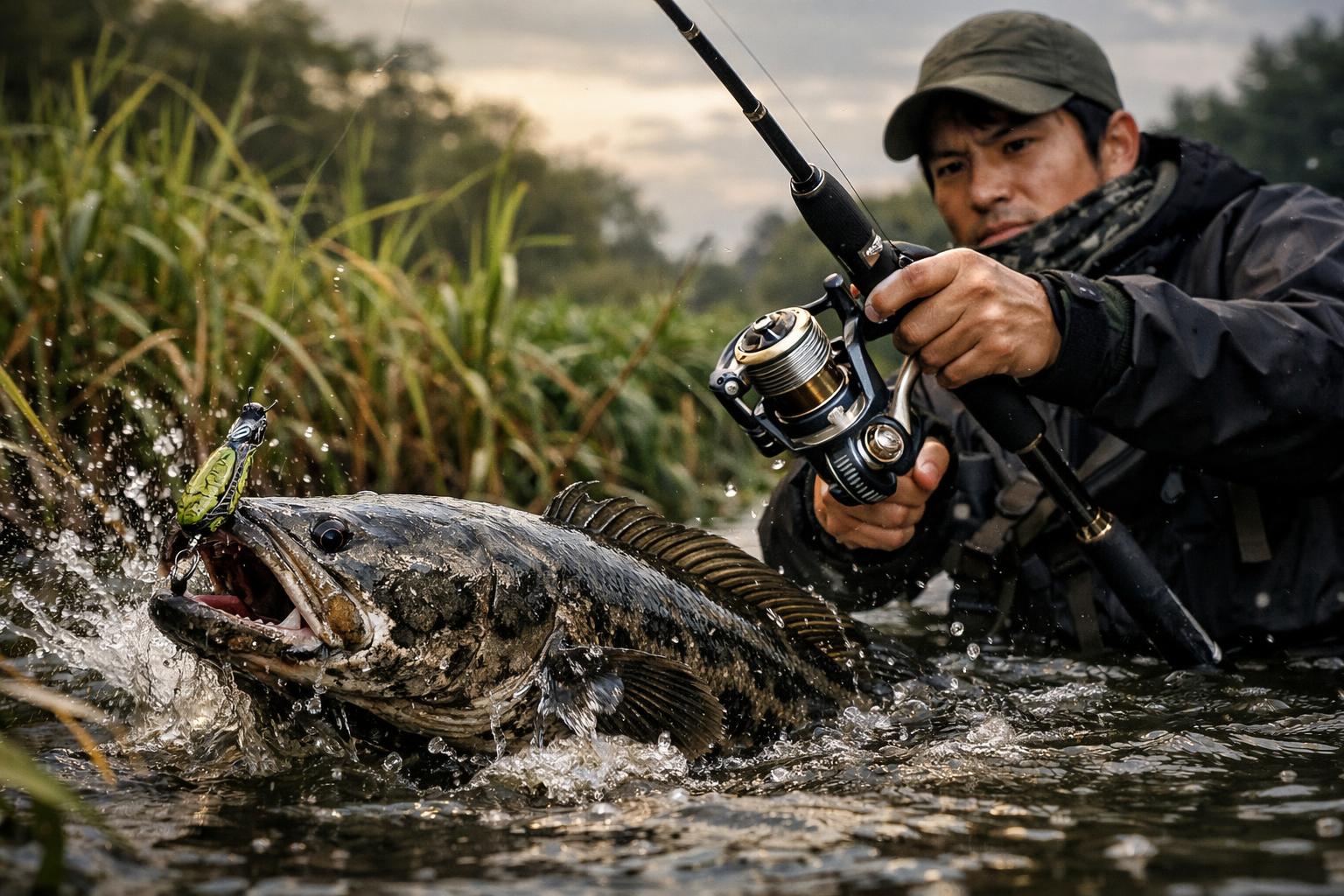 モンスター雷魚を獲る！スピニングリールのおすすめは？パワーと遠投性を両立する最強モデル