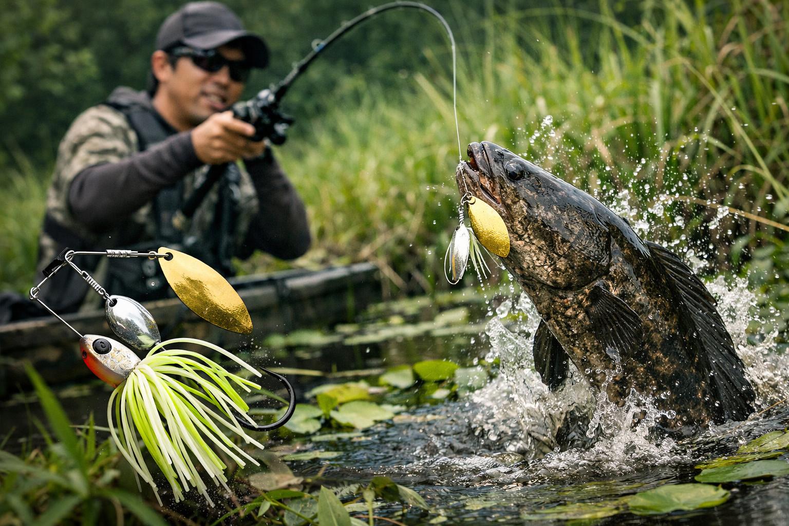 なぜ雷魚にスピナーベイトが効くのか？モンスターを引きずり出す使い方とおすすめモデル
