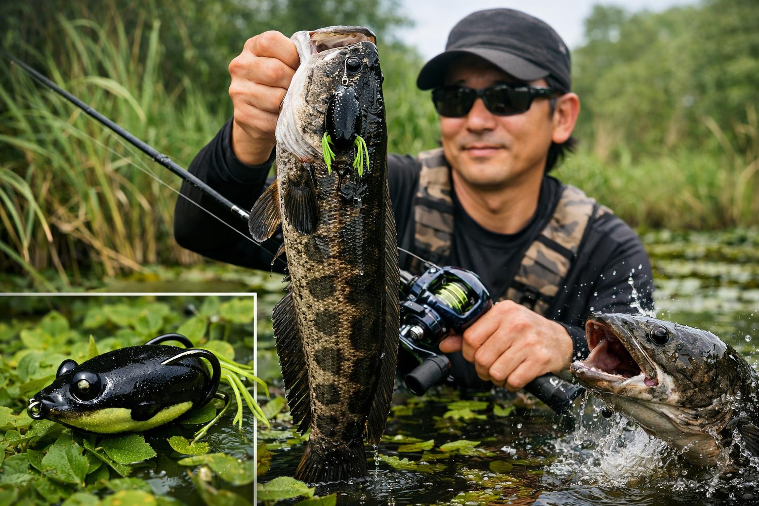 フィネスの最強フロッグは「黒魚（フゴ）jr」で間違いなし！釣果を劇的に変える使い方を全公開