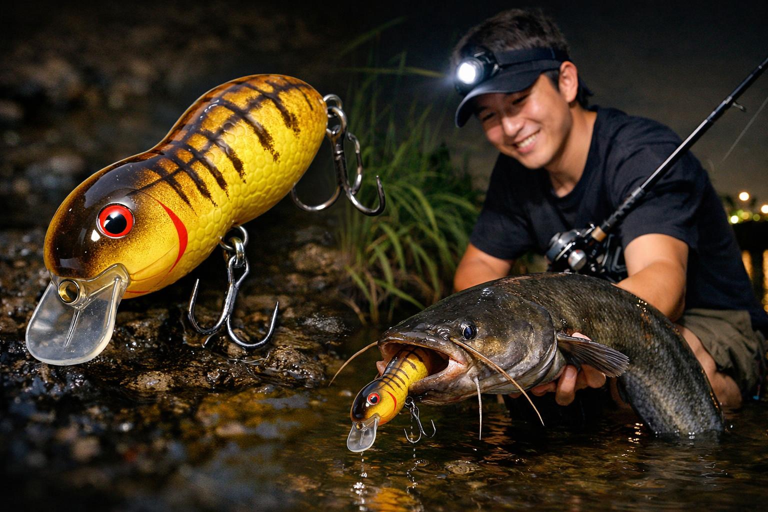 【実釣解説】デカピーナッツはナマズ釣りの最終兵器！釣果を激変させる使い方とチューニング術