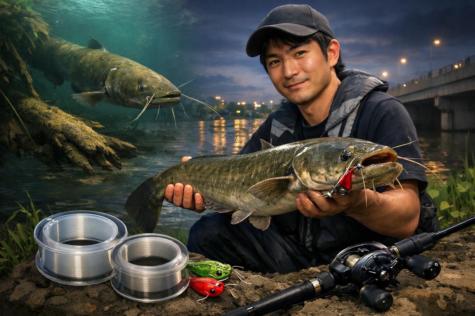 ナマズ釣りのフロロ、結局何号？ランカーを獲るための号数セッティング術を公開