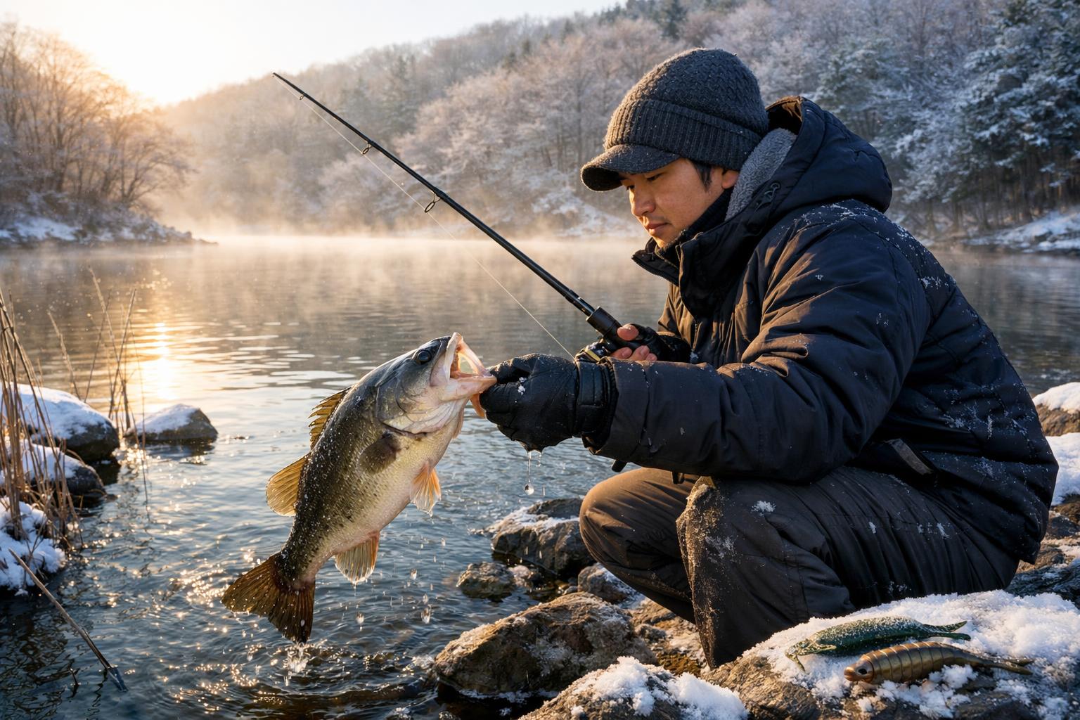 冬（12，1，2月）のバス釣りで本当に釣れるおすすめルアー・ワーム｜選び方からアクションまで徹底解説